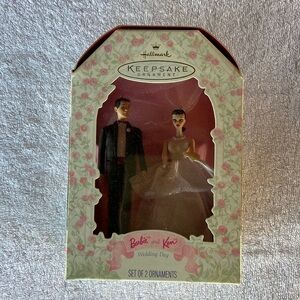 Hallmark Keepsake ornament 1997 Barbie and Ken Wedding Day